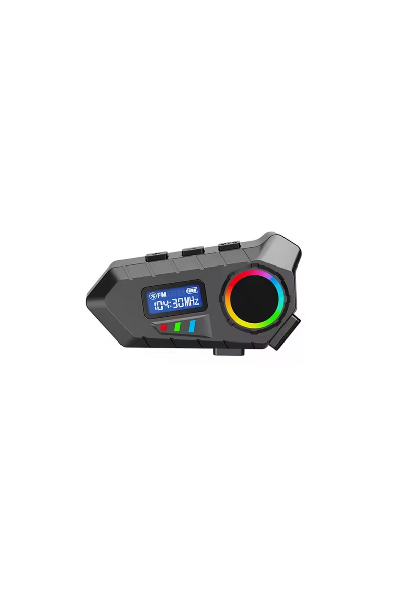 Y30 Kask Kulaklık Bluetooth Motosiklet Kulaklık Rgb Radyolu Intercom - Görsel 5