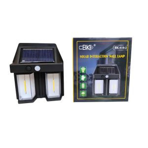 Rustik Ampul İkili Solar Duvar Aplik Güneş Enerjili Hareket Sensörlü kapıda ödeme