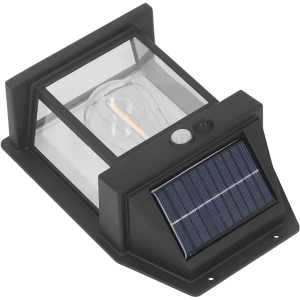 Güneş Enerjili Bahçe Aydınlatması Aplik Dekor Solar Ve Sensörlü Bahçe Balkon ve Garaj Lambası kapıda ödeme