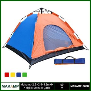 Makamp 6 kişilik manuel çadır Kapıda Ödeme