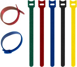 10'lu Cırt Cırtlı Kablo Düzenleyici Kelepçe Seti - 15cm kapıda ödem