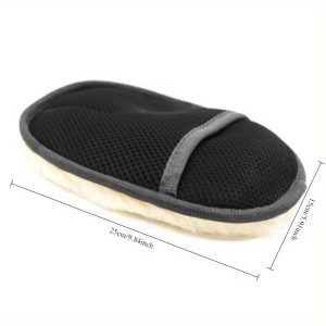 Mikrofiber Yün Araba Yıkama Eldiveni - Çizmez ve Yüksek Emici kapıda ödem