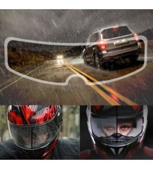 Kask Vizörü İçin Yağmur ve Buğu Engelleyici Film kapıda ödem