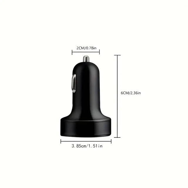 6 Portlu Hızlı Araç Şarj Cihazı – 4 USB + 2 Type-C Çıkışlı Dijital Göstergeli Oto Şarjı Kapıda Ödeme - Görsel 2