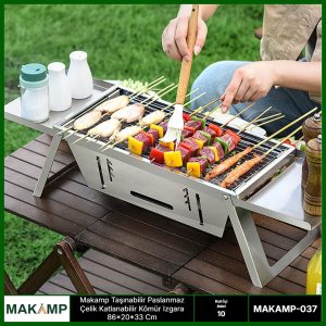 Makamp Taşınabilir Çelik Izgara 037 Kapıda Ödeme