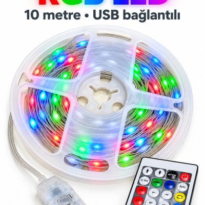 10 Metre Kumandalı Led
