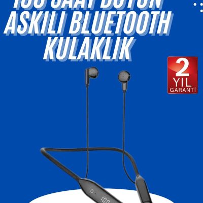 100Saat Uyumlu Bluetooth Kulaklık Kablolu ANC Özellikli Kulaklık