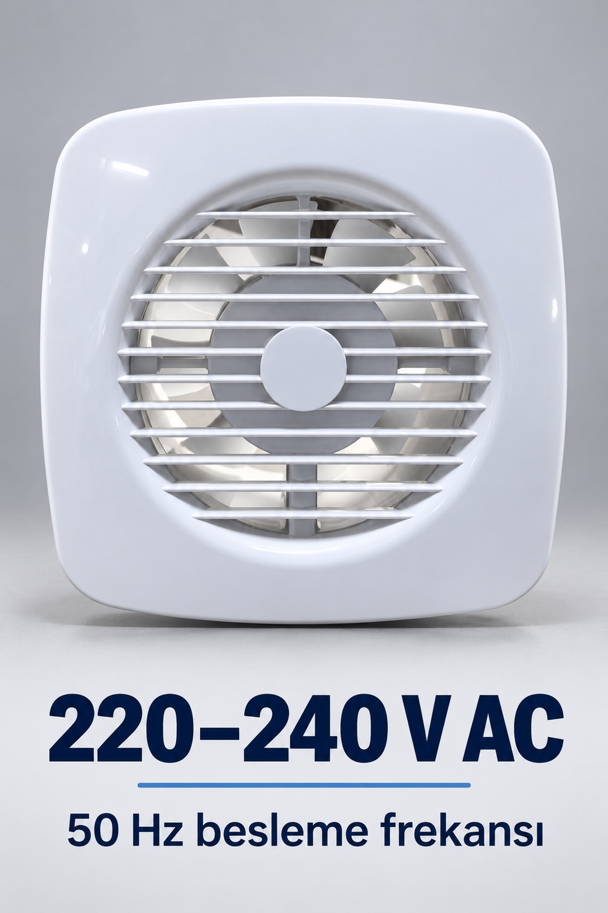 120 mm Çaplı Yatay Izgaralı Dekoratif Aspiratör