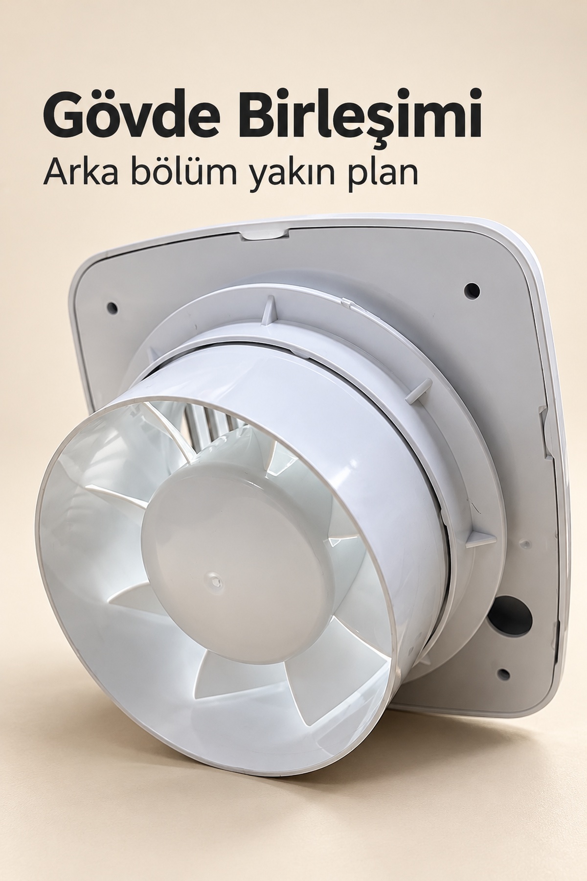 120 mm Çaplı Yatay Izgaralı Dekoratif Aspiratör