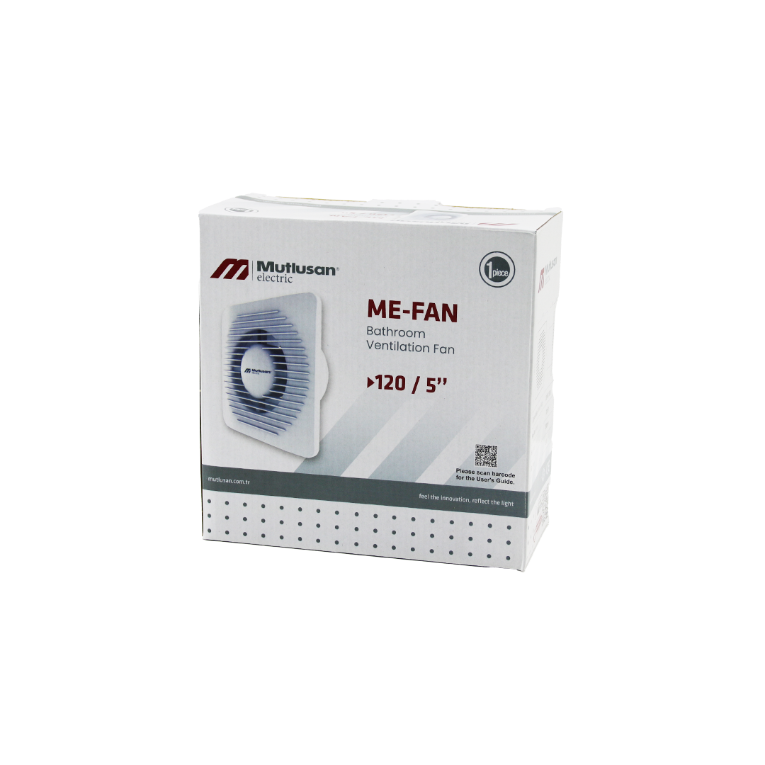 120 mm Banyo Tuvalet Havalandırma Aspiratörü 15W 120 m³/h