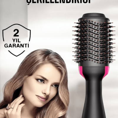 1200 Watt Gücünde, Negatif İyon Teknolojili, 3 Isı Kademeli Fön Tarağı