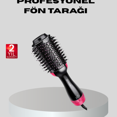 1200W Fön Tarağı – 3 Isı Ayarı, Negatif İyonlu, Hızlı ve Pürüzsüz Sonuç