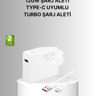 120W Mi Turbo Akıllı Tanıma Çipli Hızlı Şarj Cihazı Taşınabilir ve Dayanıklı