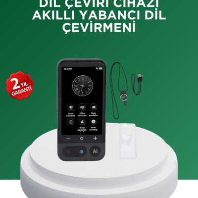 139 Dil Destekli Taşınabilir Sesli Çevirmen Cihazı