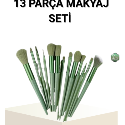 13’lü Profesyonel Makyaj Fırça Seti – Yumuşak Sentetik Kıllı, Tüm Cilt Tiplerine Uygun