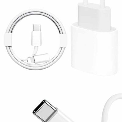 15/Pro/Pro Max 25W İOS Uyumlu Hızlı Şarj Aleti Adaptörlü Beyaz