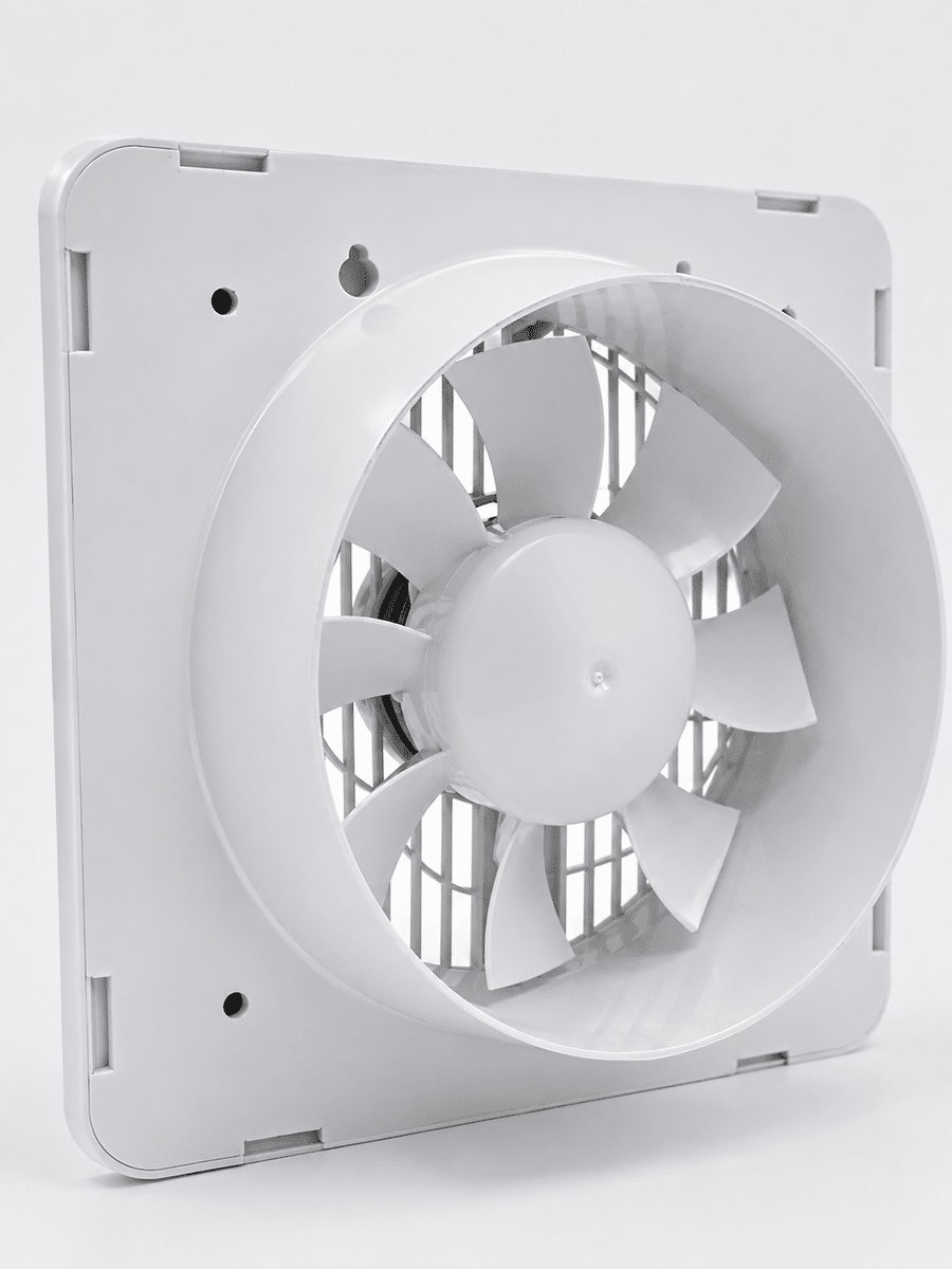 20 W Havalandırma Fanı 150 mm Bağlantı Çapı 20,8 x 20,8 cm Dekoratif Aspiratör