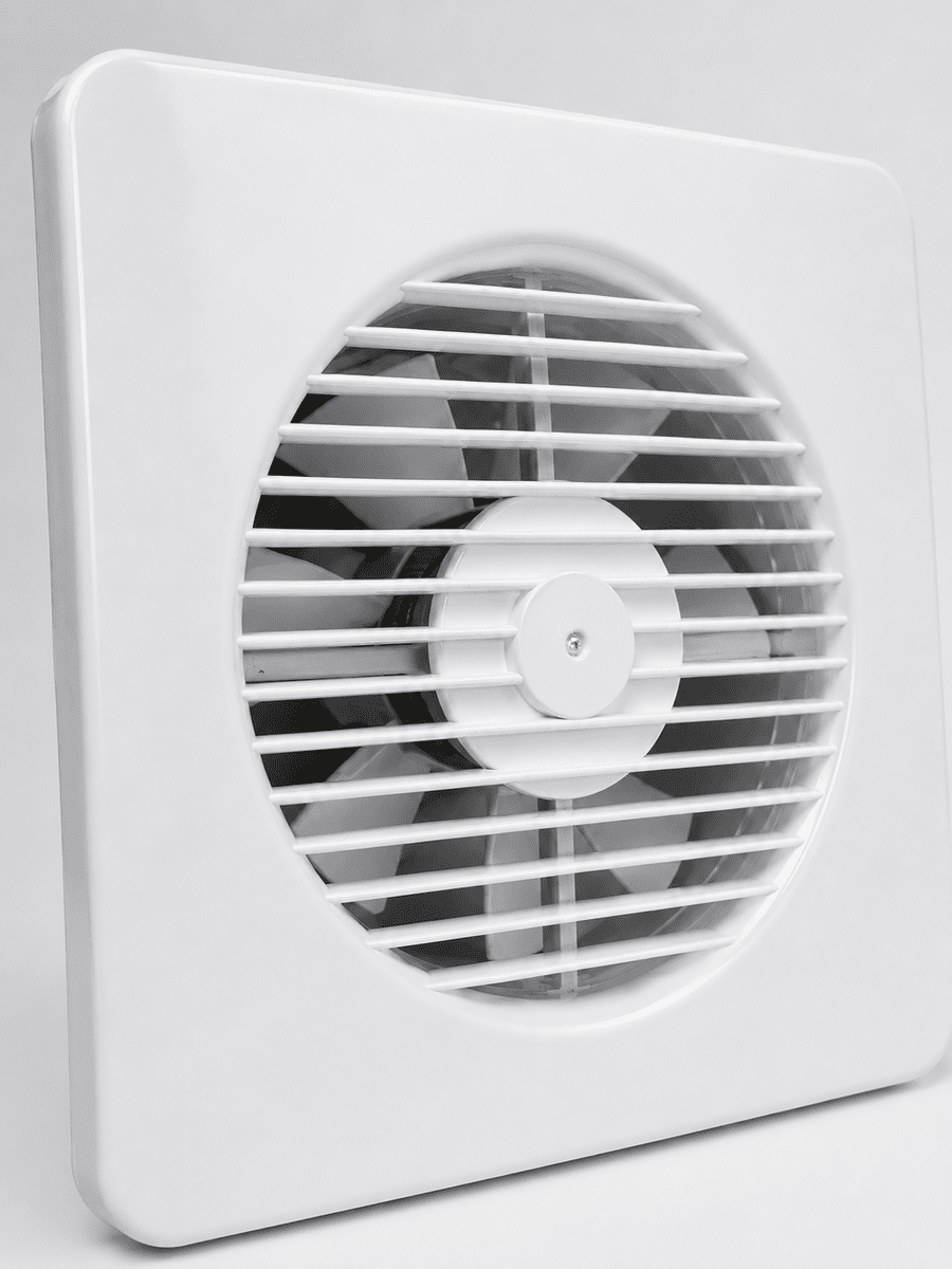 20 W Havalandırma Fanı 150 mm Bağlantı Çapı 20,8 x 20,8 cm Dekoratif Aspiratör