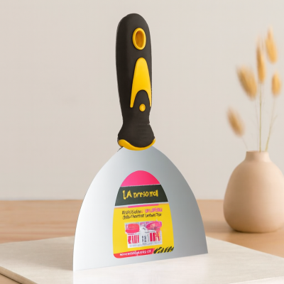 150 mm Metal Spatula Fiber Saplı