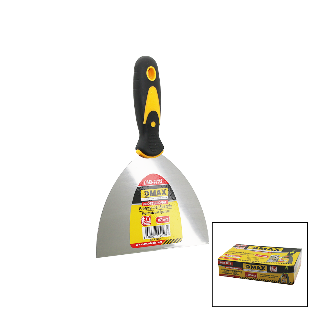 150 mm Metal Spatula Fiber Saplı