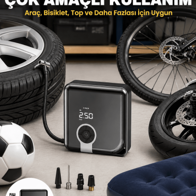 150 PSI Yüksek Basınç Kapasiteli Diyafram Tip KompresörYeni Nesil