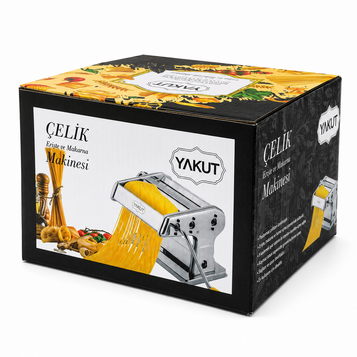 150'lik Metal Çelik Erişte Makarna Makinesi (Küçük)