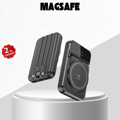 15W Kablosuz Şarj Özellikli 10000 mAh Powerbank –  Type-C Hızlı Şarj