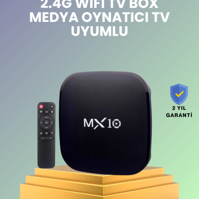 2 GB RAM 8 GB Hafıza 4K Video Destekli Android Medya Cihazı