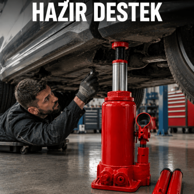 2 Ton Hidrolik Kaldırma Gücü ile Güvenli Araç Desteği