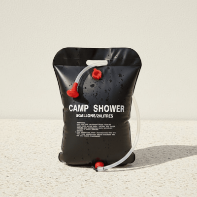 20 Litre Güneş Enerjili Kamp Duşu PVC Dayanıklı Taşınabilir Duş Torbası