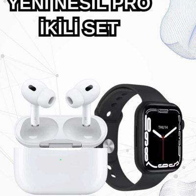 2025 Model Akıllı Saat ve Yeni Nesil Pro Bluetooth Kulaklık TWS Yüksek Ses Kaliteli