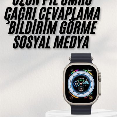 2025 Yeni Model Akıllı Saat Android ve İOS Uyumlu Çağrı Cevaplama