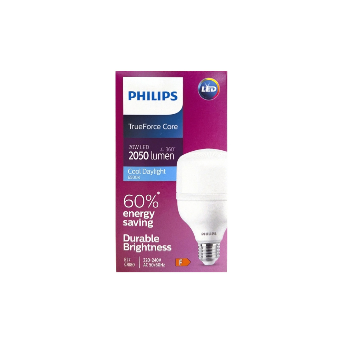20W 6500K E27 Mini Torch LED Ampul 2050 Lumen