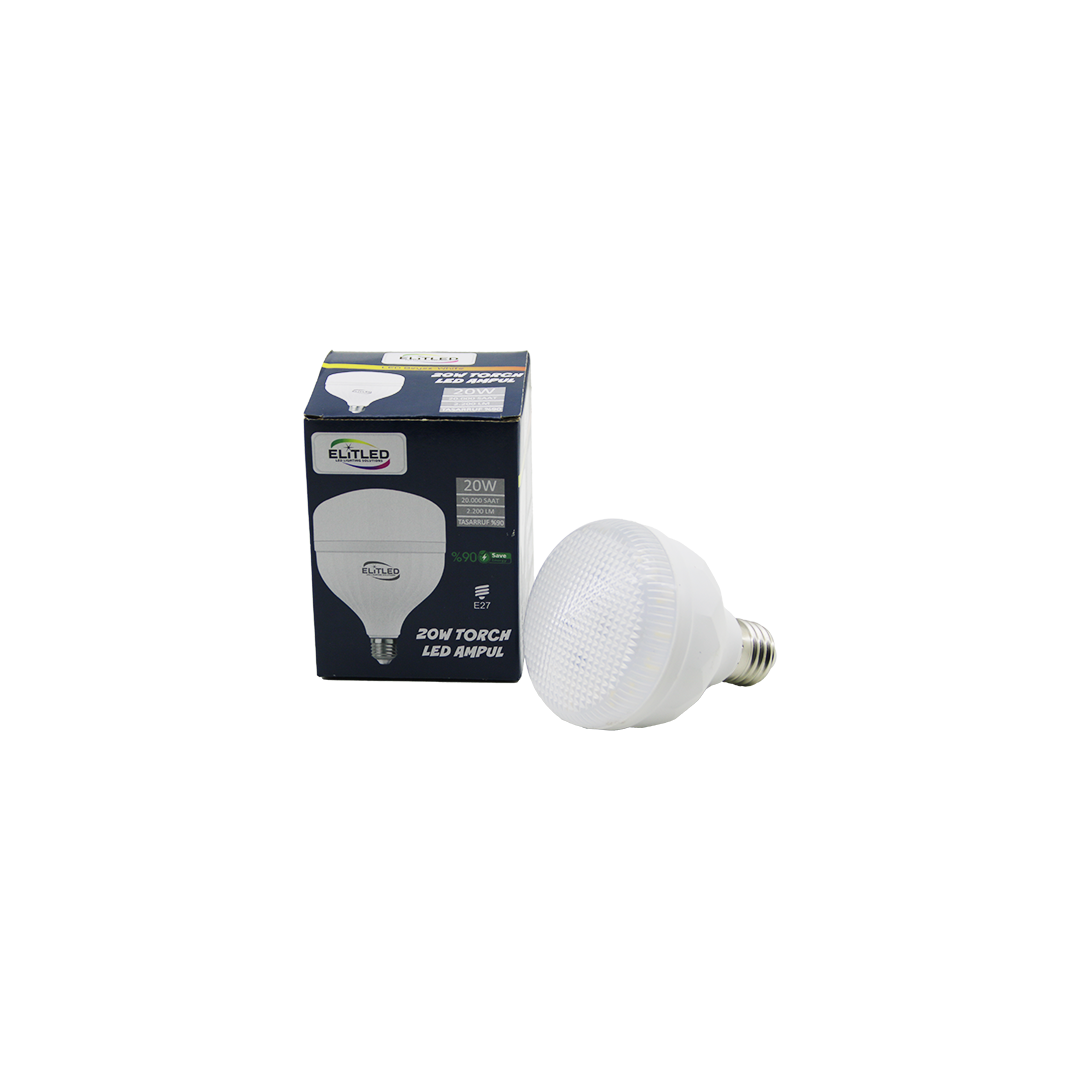 20W E27 LED Ampul 6400K 2200 Lümen