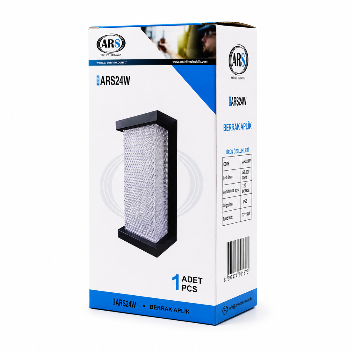 22W IP66 LED Aplik Duvar Lambası (50.000 Saat)