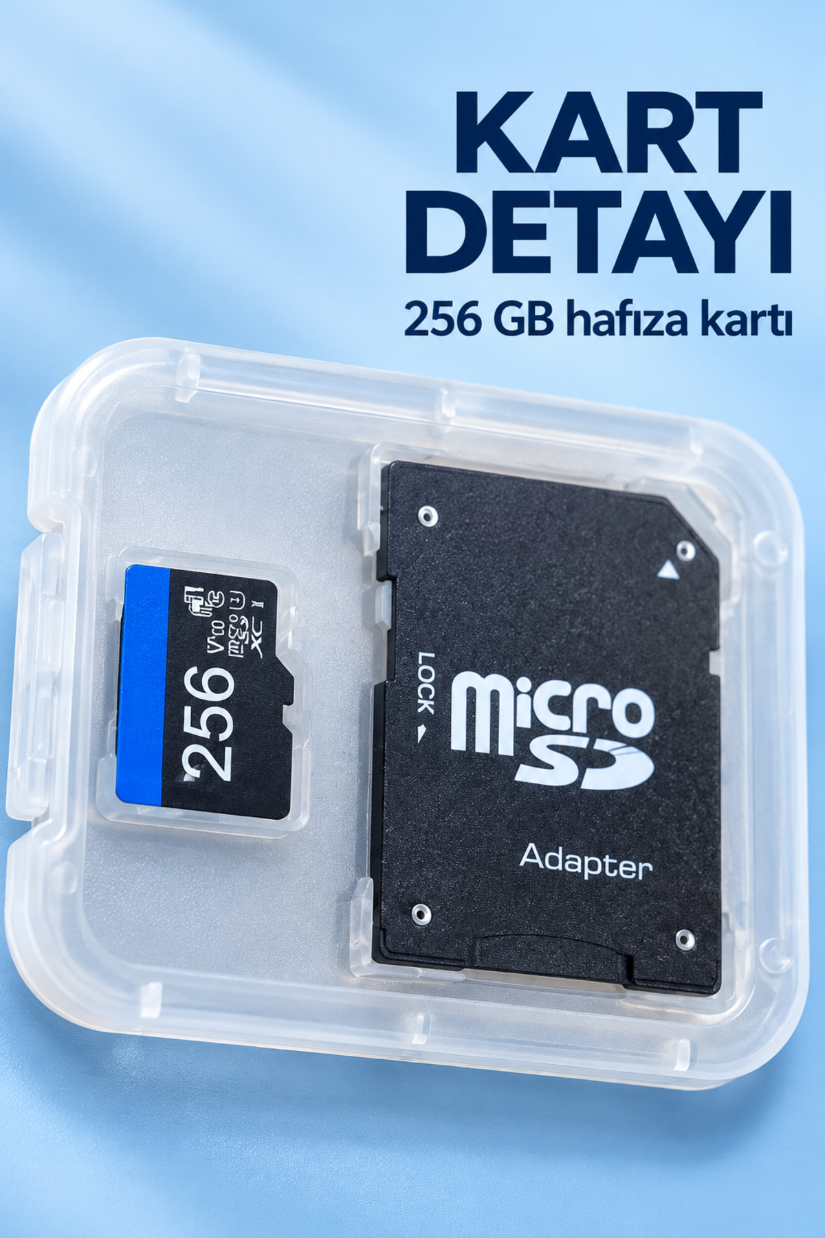 256 GB Hafıza Kartı ve SD Adaptör Seti