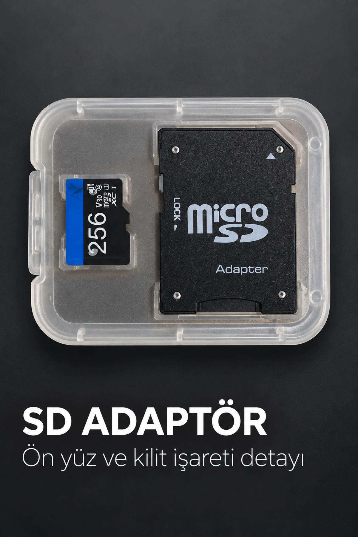 256 GB Hafıza Kartı ve SD Adaptör Seti