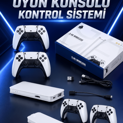 3 D GAME BOX - ÇİFT OYUN KOLLU