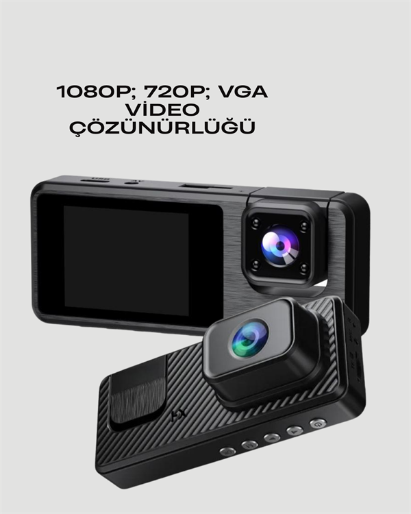3 Kameralı DVR Araç Kamerası – Tam Güvenlik, Tam Kapsama Yeni Nesil