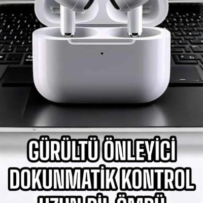 3.Nesil TWS Bluetooth Kulaklık Mikrofonlu ANC Özelliği Dokunmatik Kontrol