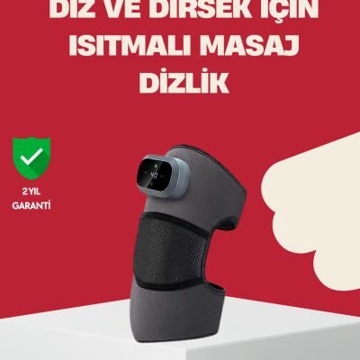 3 Seviyeli Titreşimli Isıtmalı Diz Bakım Masaj Cihazı