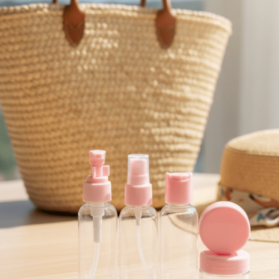 30 ml 5’li Seyahat Banyo Şişe Seti Çantalı