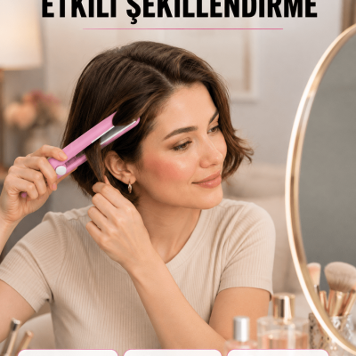 30 Saniyede Isınan PTC Teknolojili Saç Şekillendirici – Sabit Isı Kontrollü, Hızlı Performans Yeni Nesil