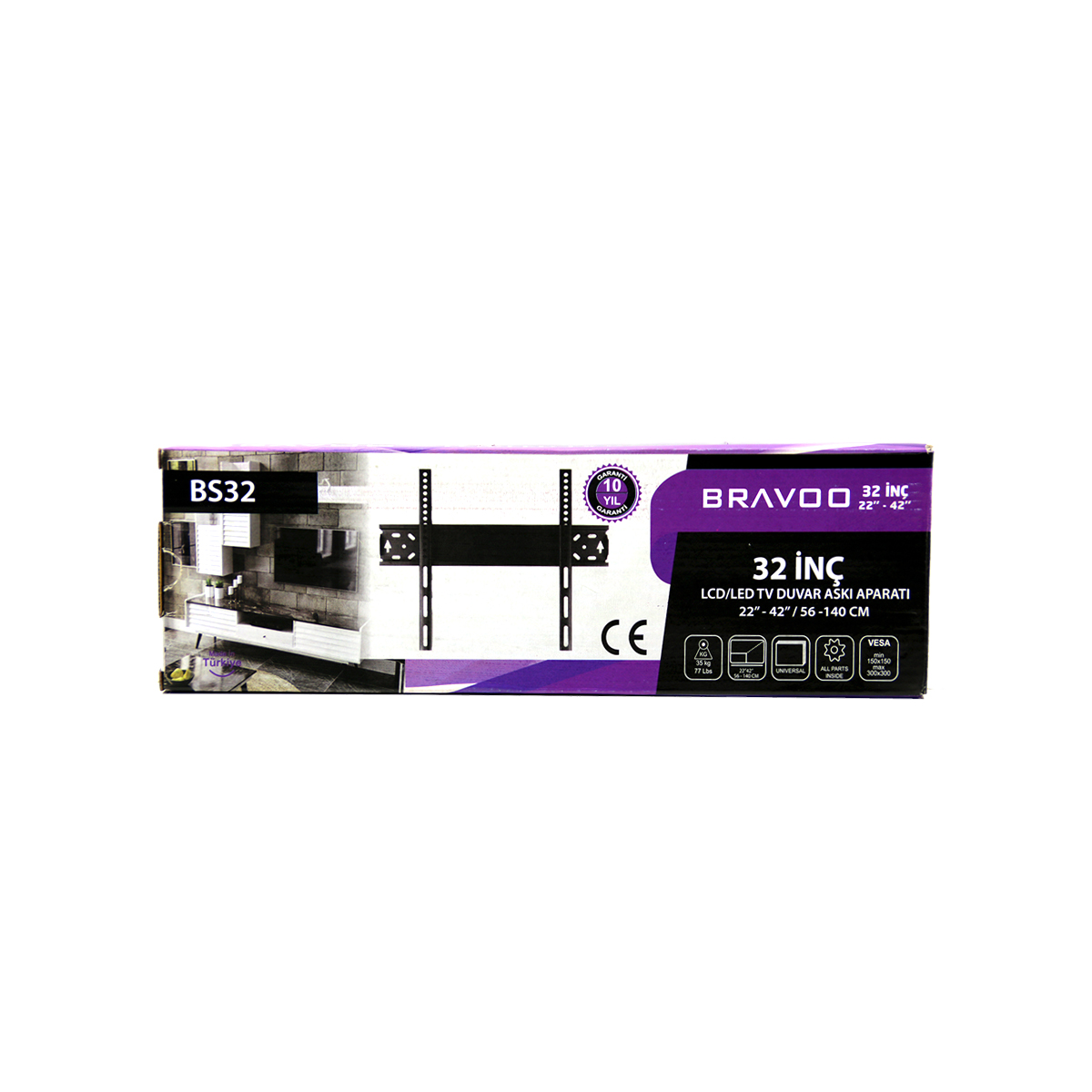 32-44" LCD/LED Sabit TV Askı Aparatı