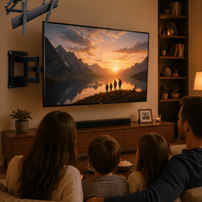 32 55 İnç Ayarlanabilir TV Askı Aparatı Güçlü  Duvar Tipi Askı
