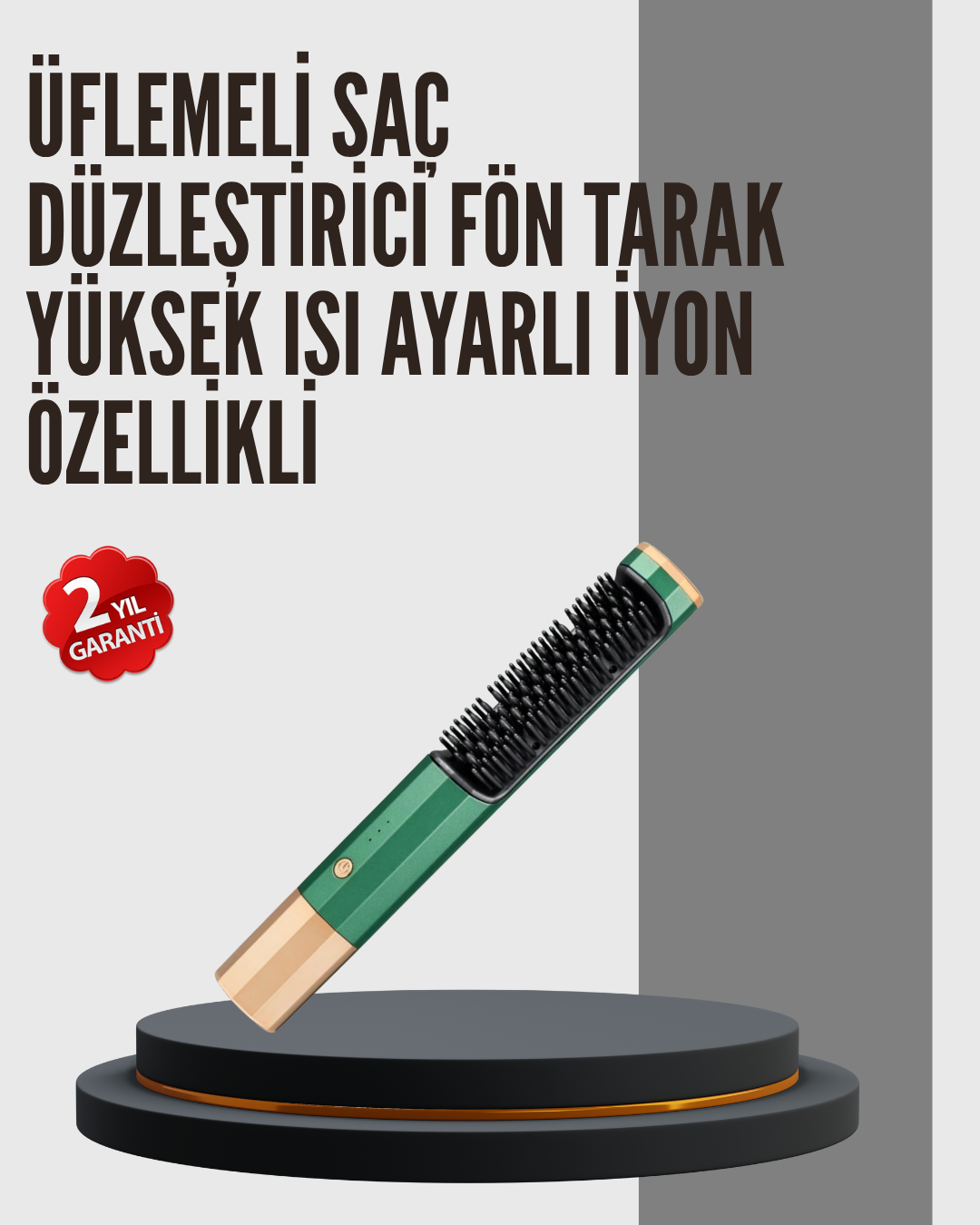 360° Döner Kablolu Kompakt Saç Şekillendirme Seti