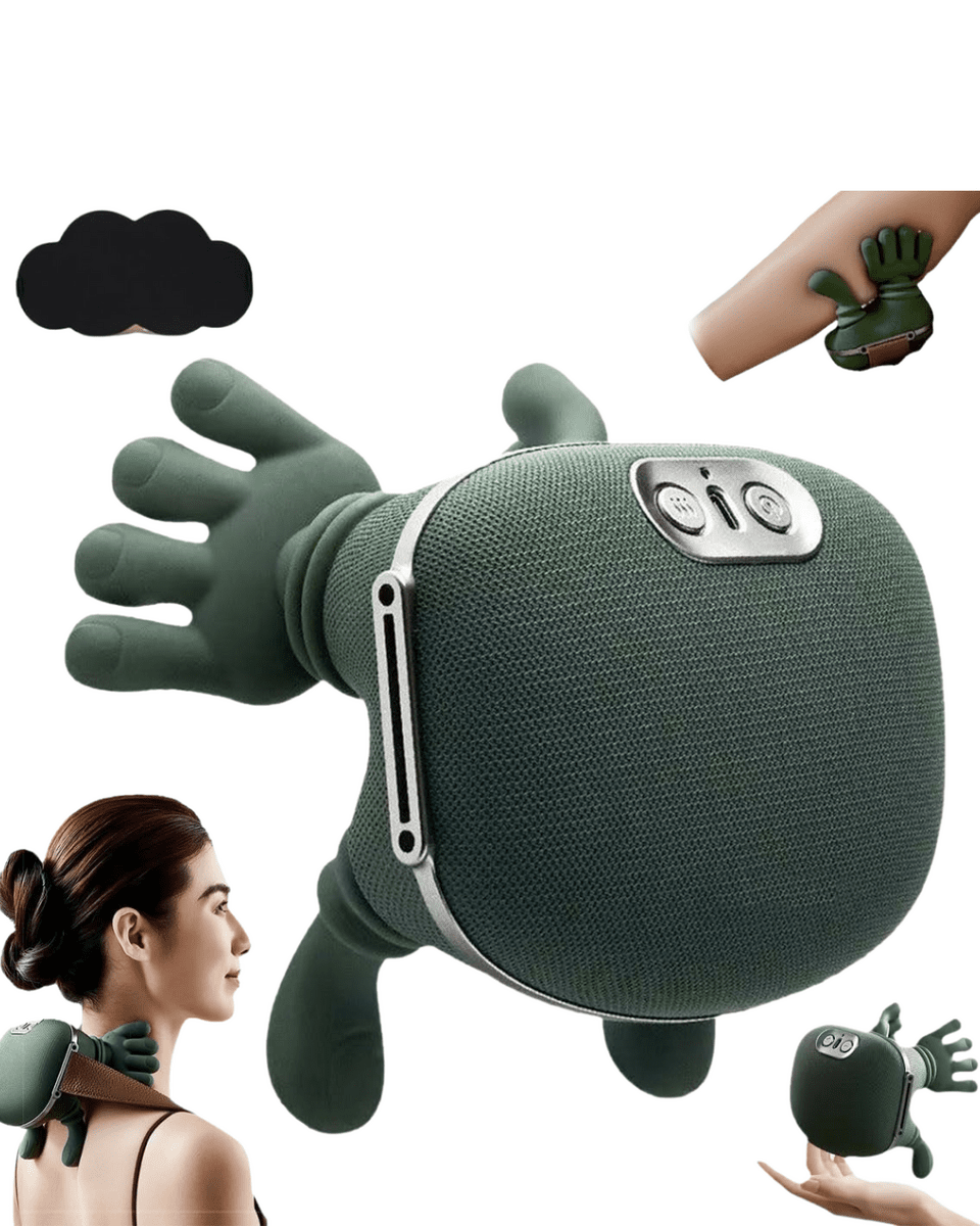 Yeni Nesil 3D Yoğurma Boyun Masaj Cihazı Akıllı Ergonomik Tasarım Derin Kas Rahatlatıcı