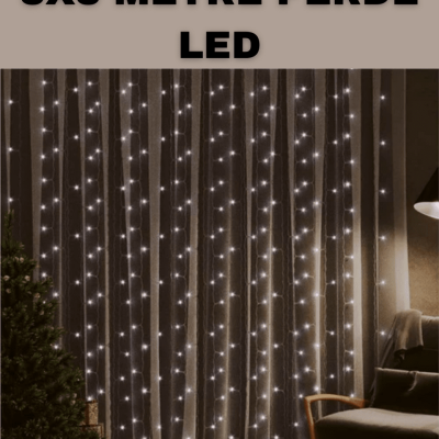 3x3 LED Şelale Perde Işık Kutlama ve Dekor Aydınlatması
