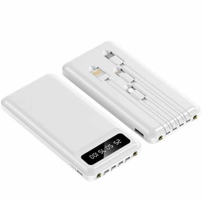 4 Çıkışlı 20.000 Mah Powerbank Uzun Pil Ömürlü Taşınabilir
