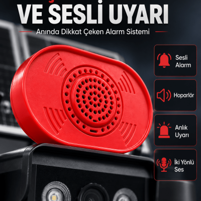 4 Farklı Kamera Modülü ile Aynı Anda Daha Geniş Alanları Görüntüleyebilen Akıllı Güvenlik Sistemi